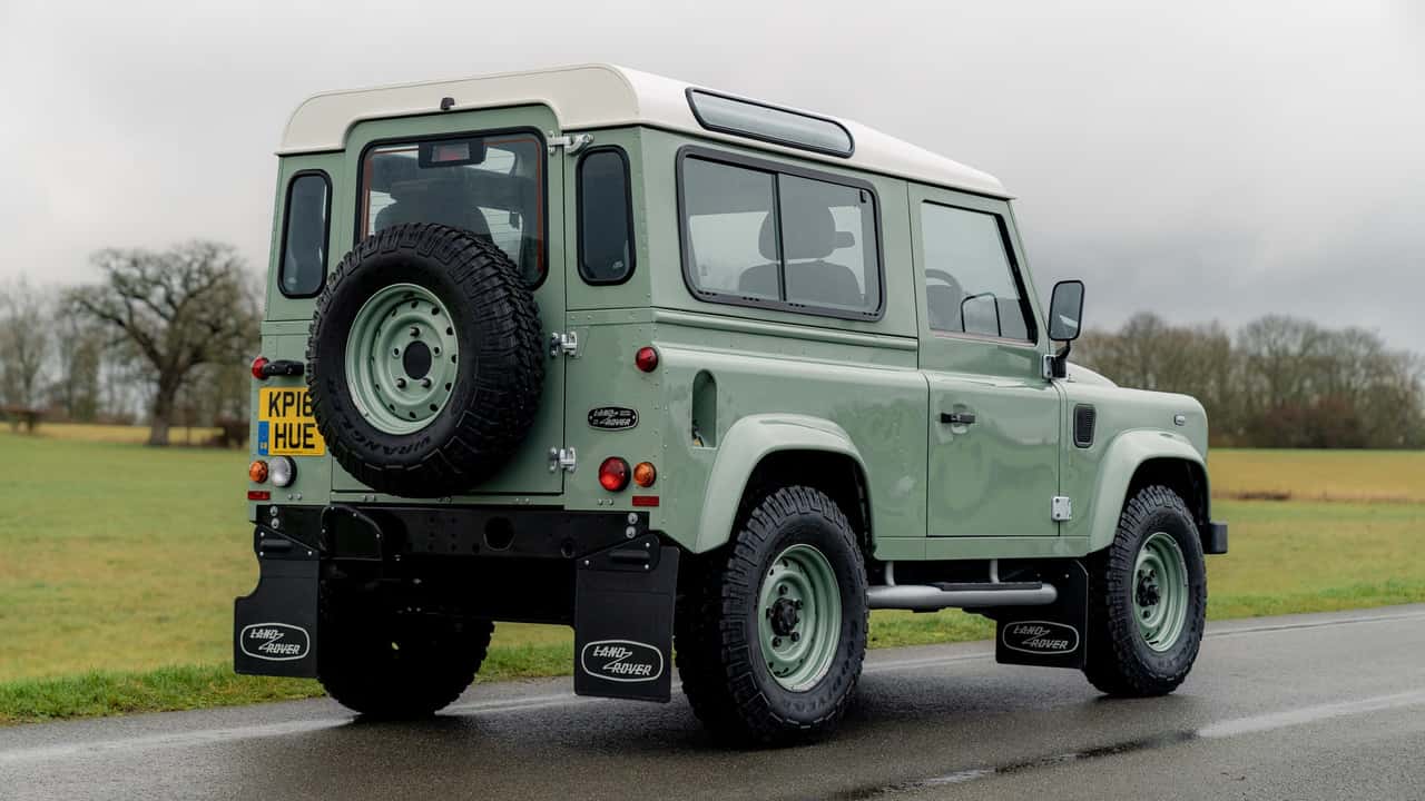 O último Land Rover Defender Heritage: um legado prestes a mudar de mãos.