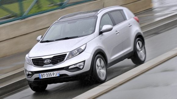 O Kia Sportage faz parte dos muitos veículos afetados por essa falha de segurança, mas não em suas versões europeias. © Alex Krassovsky