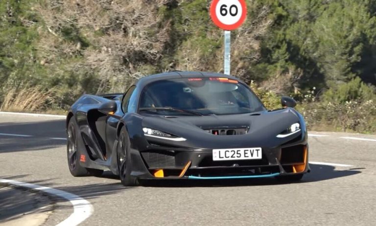 McLaren W1 : Teste da hypercar em estradas públicas na Espanha