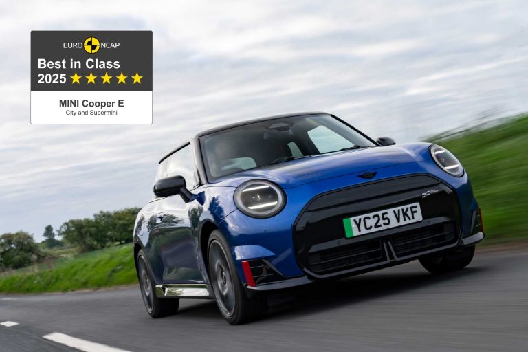 MINI Cooper Elétrico Alcança a Melhor Classificação de Segurança da Euro N…