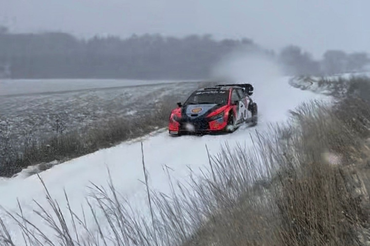 Hyundai: Uma neve caprichosa atrasa os testes antes do Monte-Carlo.