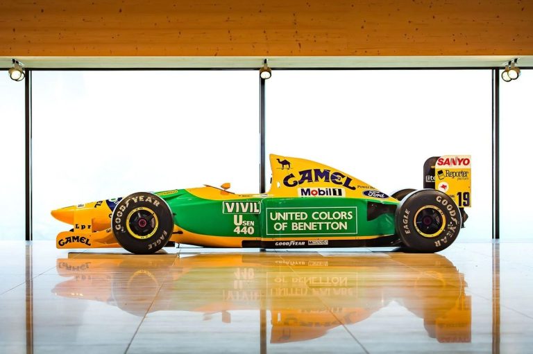 A Benetton B192 de Schumacher: um legado vendido abaixo das expectativas