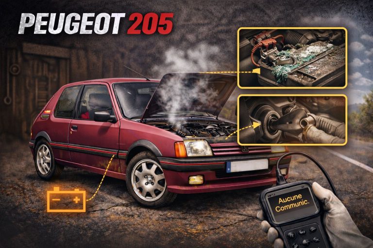 Peugeot 205 não liga: como diagnosticar?