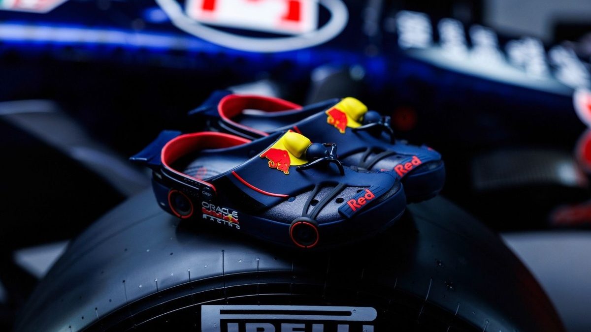 Red Bull Racing e Crocs: tênis com design de F1 chegam ao mercado