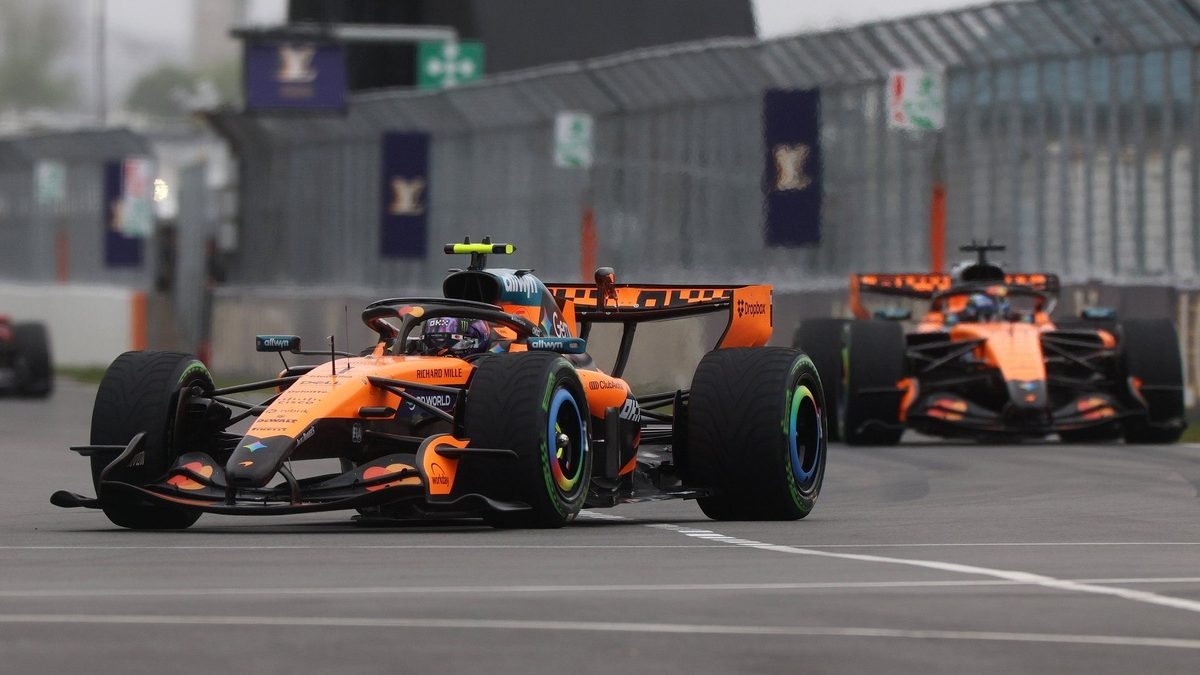 McLaren erra a mão com pneus de chuva e vê chance de vitória escapar no…