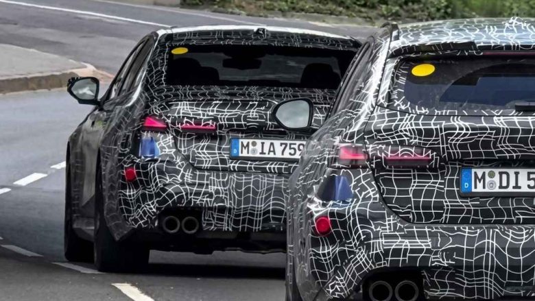 BMW M5 e M5 Touring 2027: futuras esportivas alemãs flagradas juntas no…